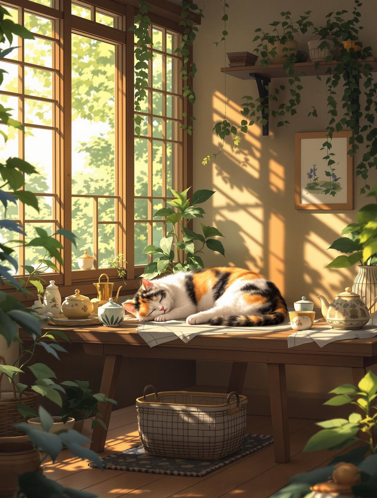 逆袭短剧合集 猫与茶屋 - 慢生活物语，温情日常治愈短剧